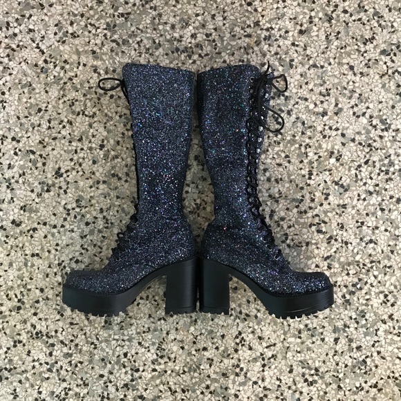roc glitter boots